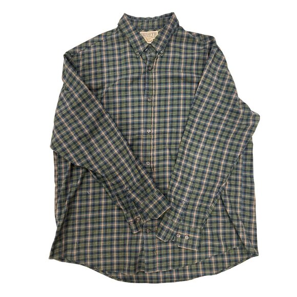 Duluth‎ Trading Company Men’s Large Plaid Button Down Long Sleeve Shirt - Picture 1 of 7